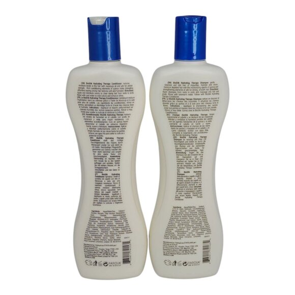 Biosilk Hydrating Therapy Shampoo & Conditioner Set 2 pk 12 oz Paraben Free - Picture 4 of 7